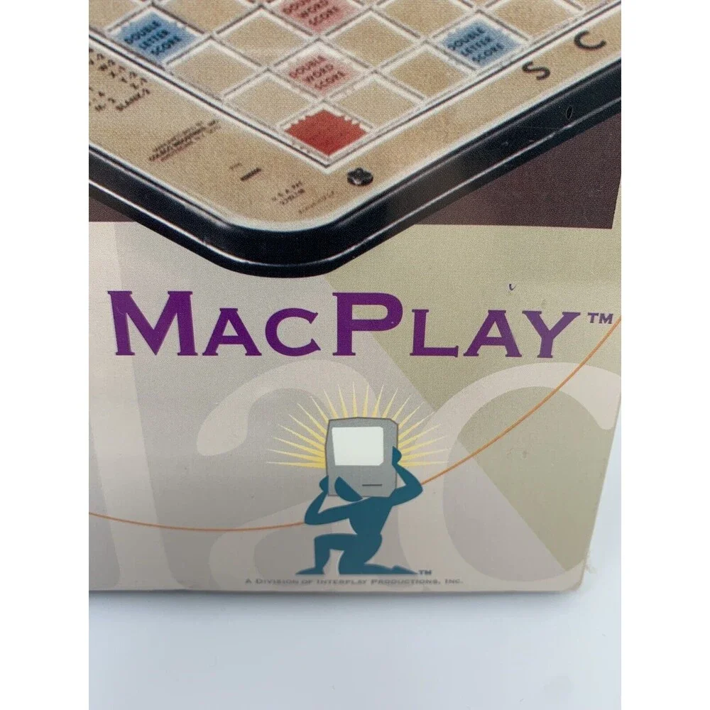 1994 Scrabble Crossword Computer Game Macintosh‎ MacPlay OS X 6.0.7